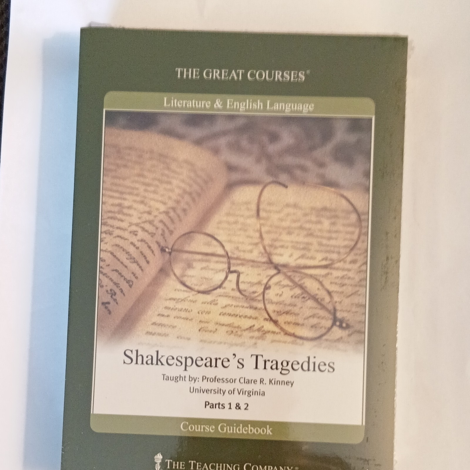 The Great Courses Shakespeare’s Tragedies Parts 1 & 2 w/ Guidebook (2 DVDs)