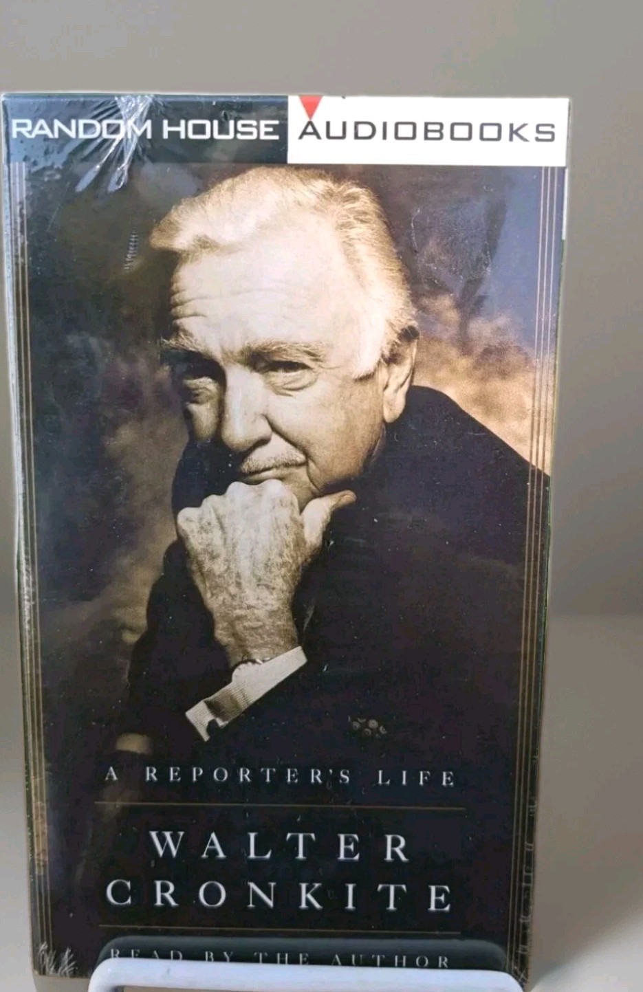 NEW Sealed AudioBook On Cassettes Walter Cronkite A Reporters Life Read By Self