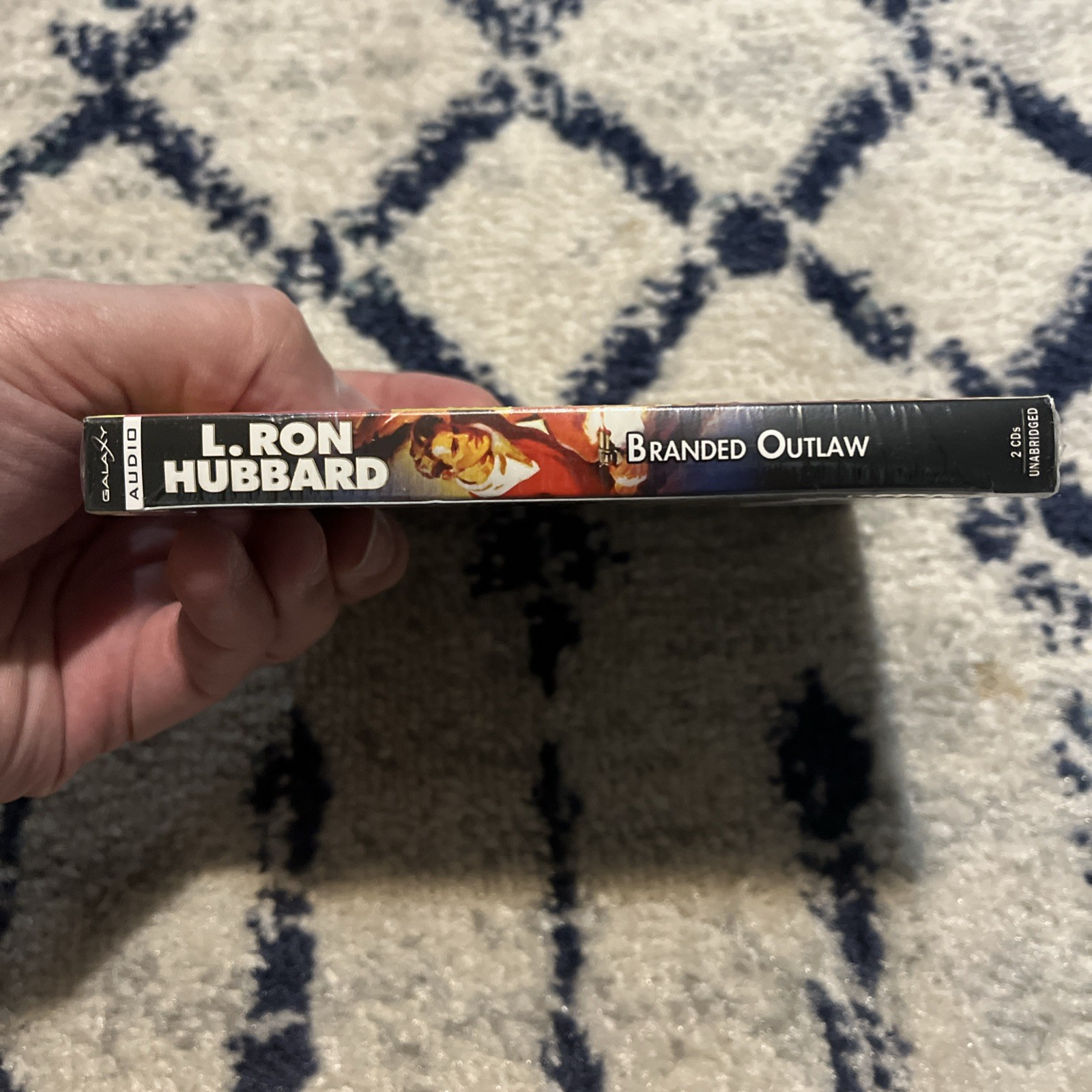 Branded Outlaw by L. Ron Hubbard Audio CDs Set Of 2 New And Sealed Staff Copy