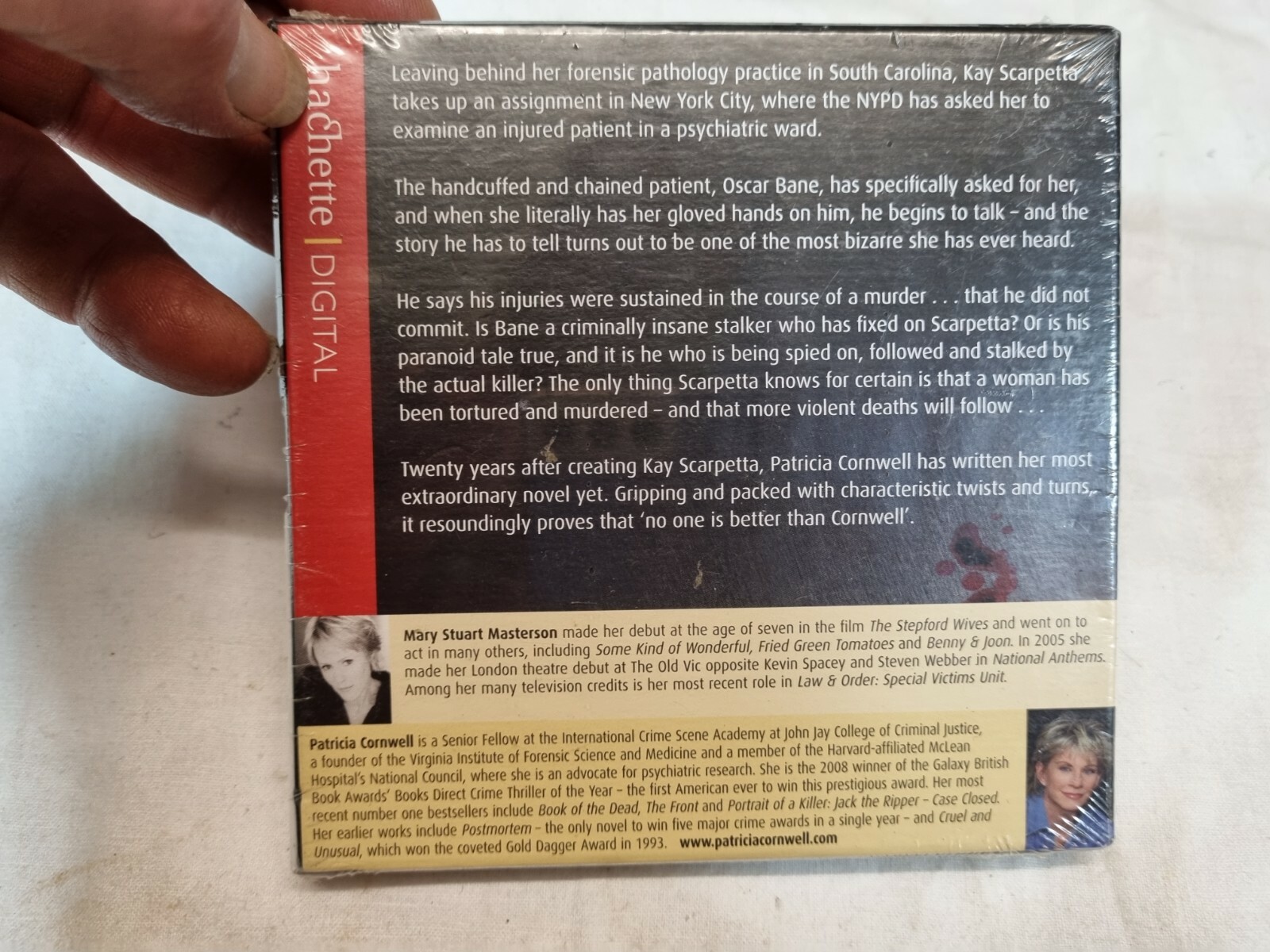 Patricia Cornwell: Scarpetta (Audio CD) Read by Mary Stuart Masterson — MIB