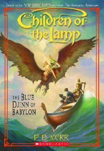 Blue Djinn of Babylon (Children of the Lamp (Paperback)) — Paperback — GOOD