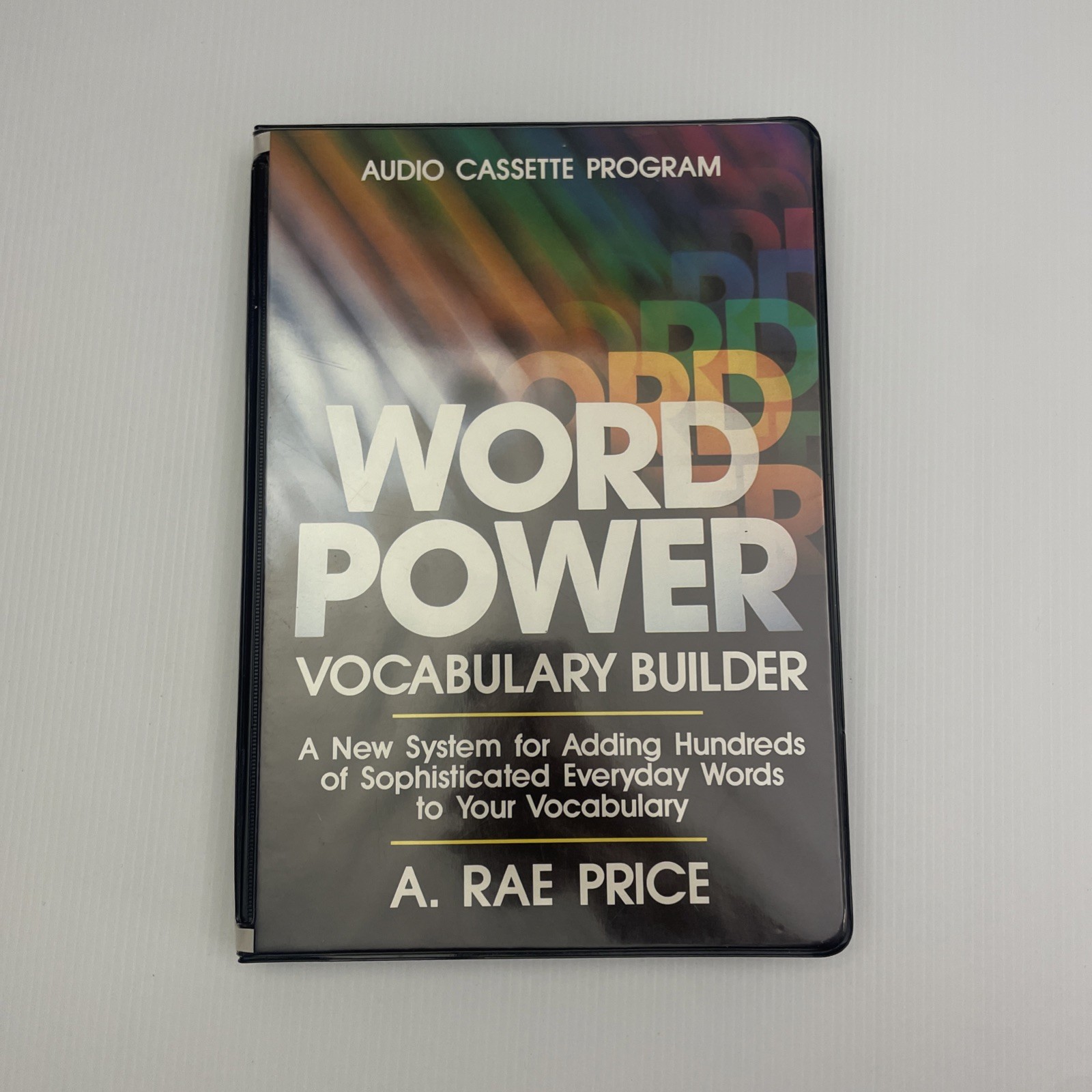 Word Power Vocabulary Builder by A Rae Price — 4 x Audio Cassette Program — 1987