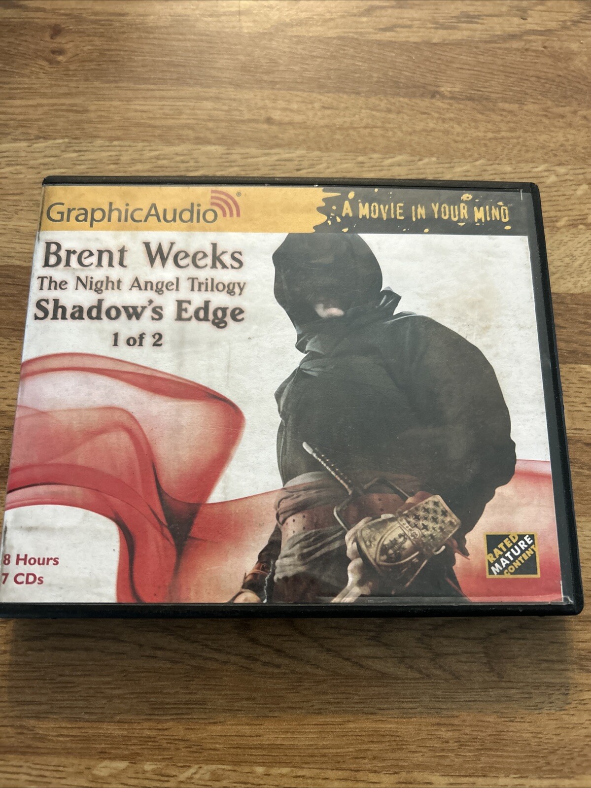 Graphic Audio Book CD Brent Weeks The Night Angel Trilogy Shadow’s Edge 1 of 2