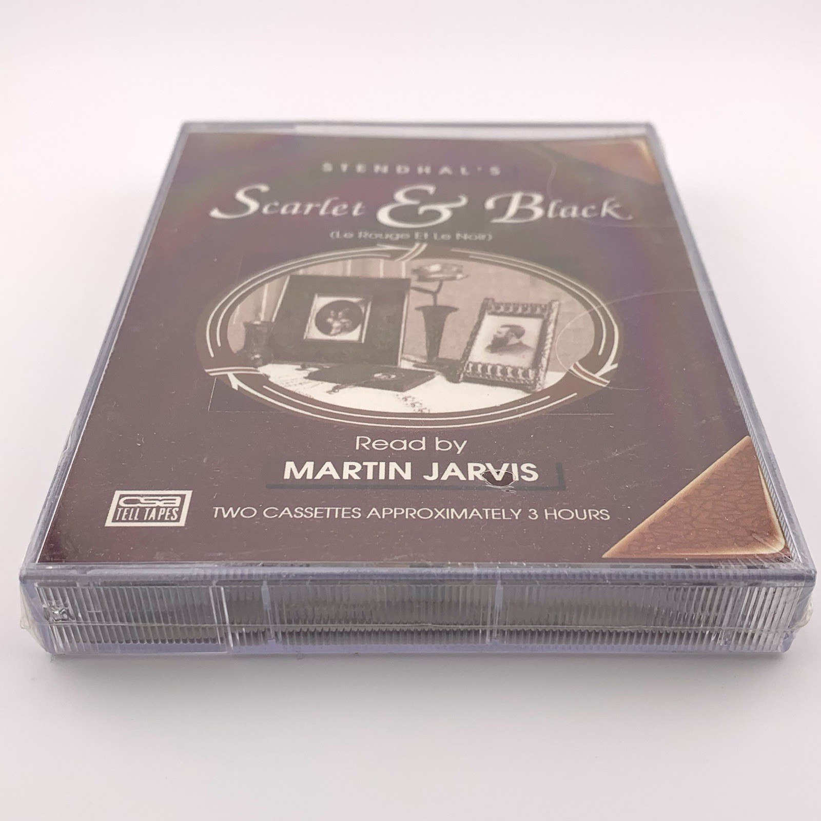 Stendhal Scarlet and Black Audiobook Cassette 2 Tapes Martin Jarvis vintage