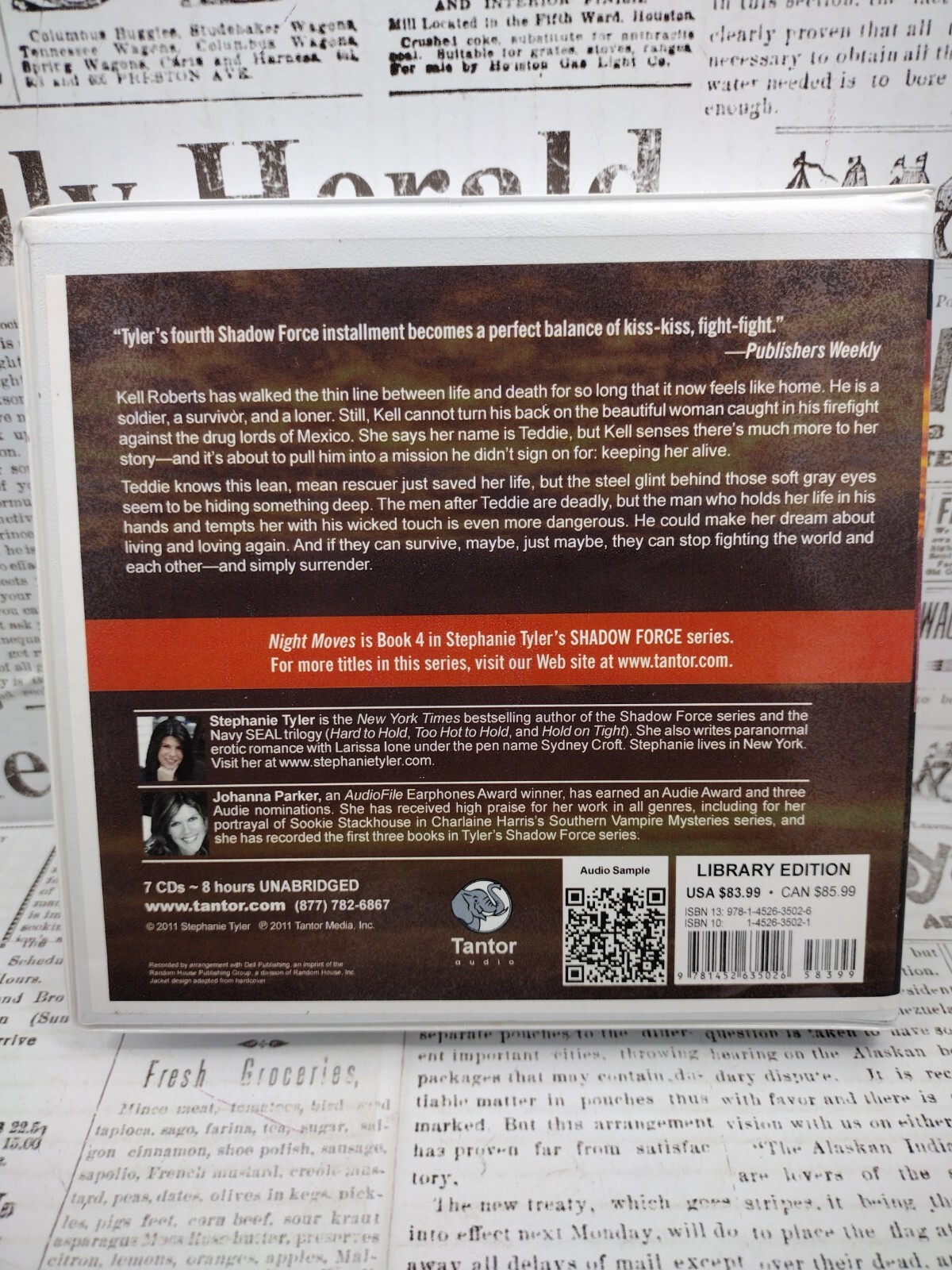 Night Moves by Stephanie Tyler / The Muse by Jessie Burton. Audio CD.
