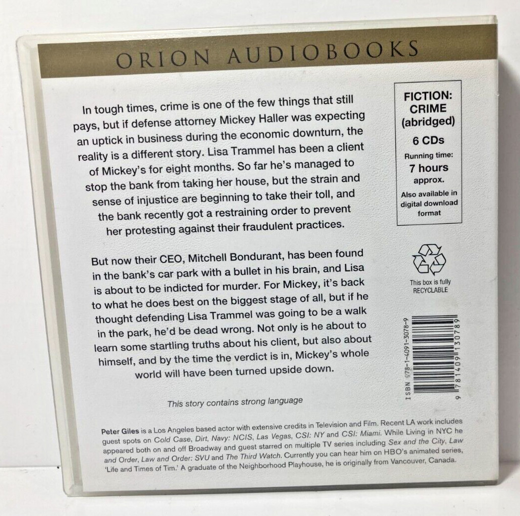 The Fifth Witness by Michael Connelly Audio CD 2011 Fast Free P&P 5x CDs
