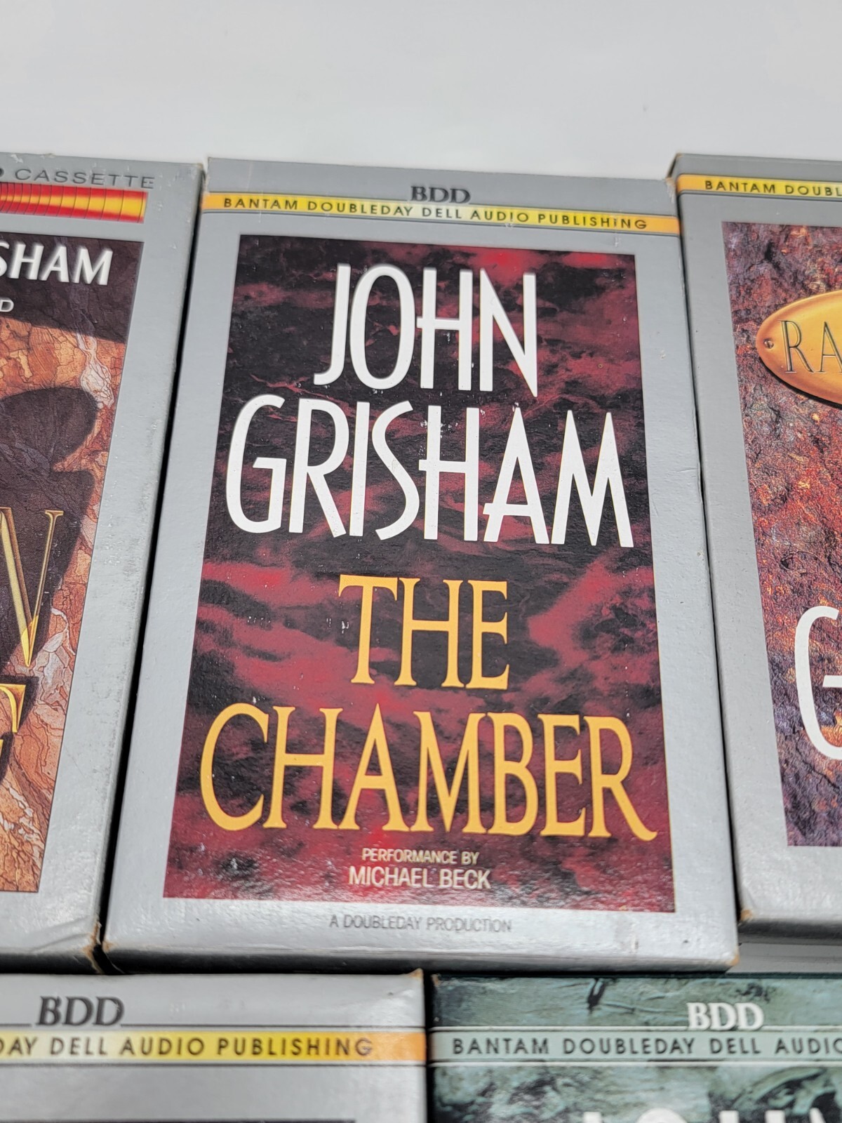 Josh Grisham Audio Book Cassette Lot of 7 Abridged Books Partner Client Chamber