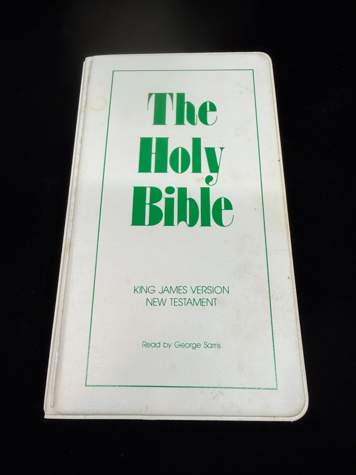 The New Testament — King James Version -Read by G. Sarris, 12 Cassette Tapes KJV