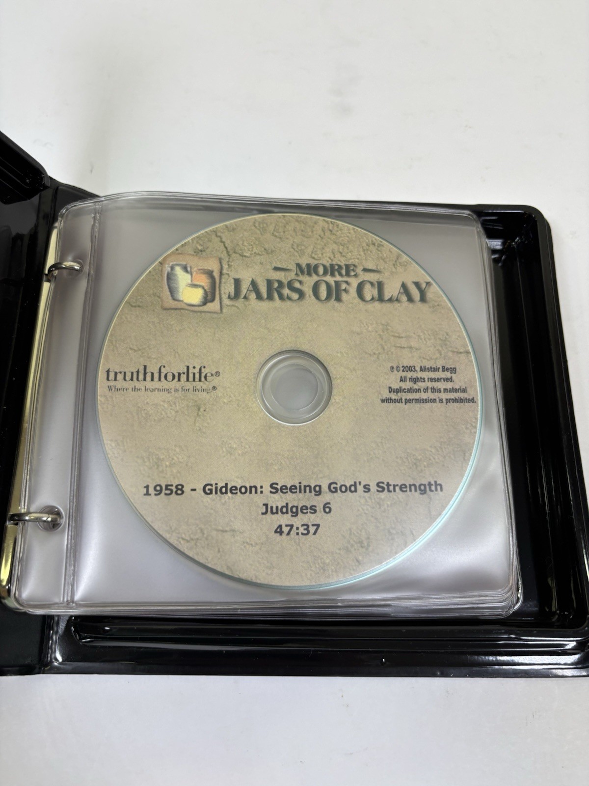 Alister Begg More Jars of Clay Vol. 2 Biblical Characters Study 7 CD Disc Set