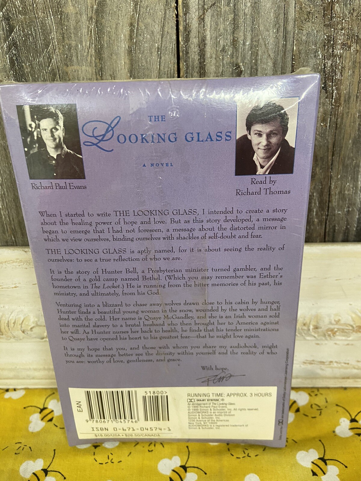 The Looking Glass by Richard Paul Evans Audio Book 2 Cassettes Abridged 1999 NEW