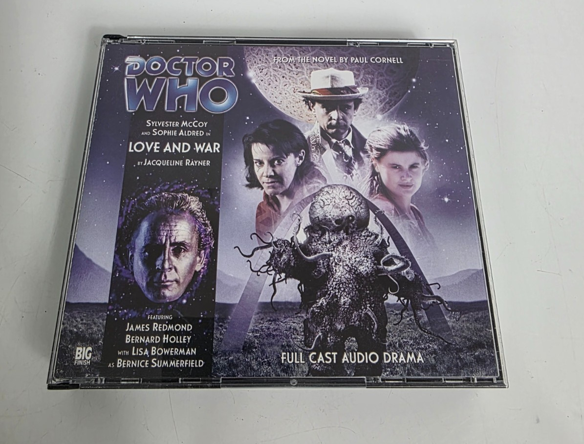 Doctor Who Love and War — 2012 — Big Finish CD Sylvester McCoy *OUT OF PRINT*