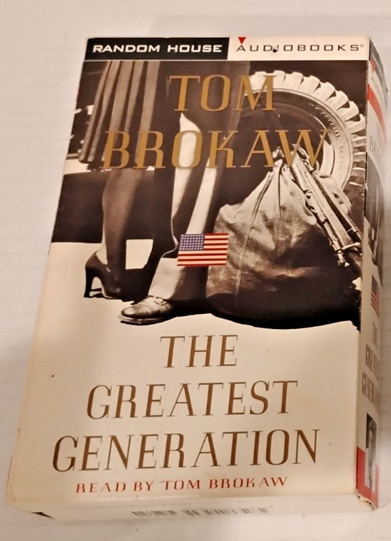Tom Brokaw The Greatest Generation Audio Book on 3 Cassettes
