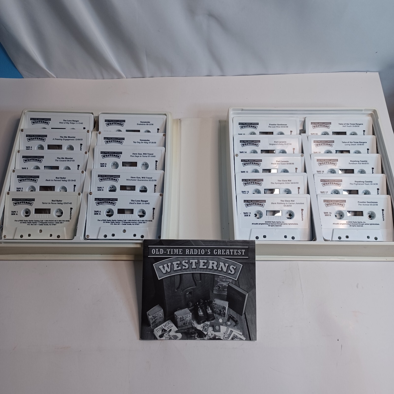 Old Time Radio’s Greatest Western 20 Cassettes 20 Hours Lone Ranger Gunsmoke
