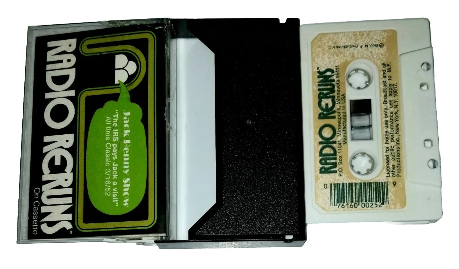 Jack Benny Show IRS Pays Jack a Visit Radio Rerun Cassette 1952 Broadcast