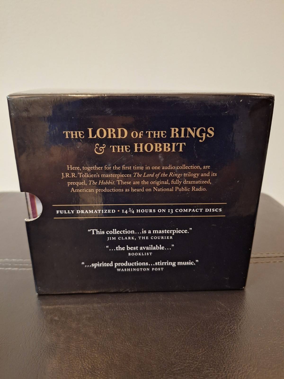 Lord of the Rings & The Hobbit J.R.R. Tolkien NPR 14 Hour 13 CD Audiobook Set