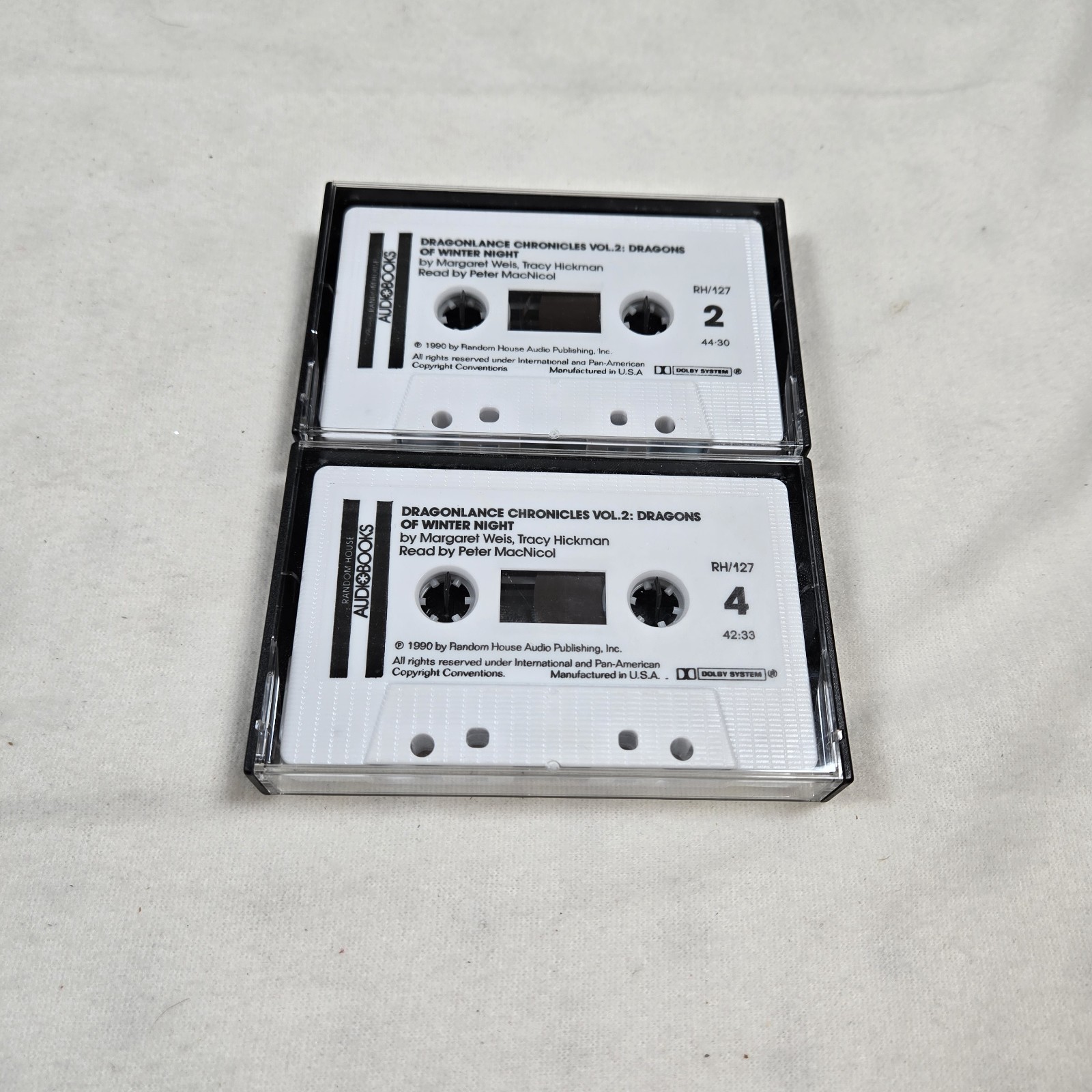 Dragonlance Chronicles Dragons Of Winter Night Audiobook Cassette Margaret Weis