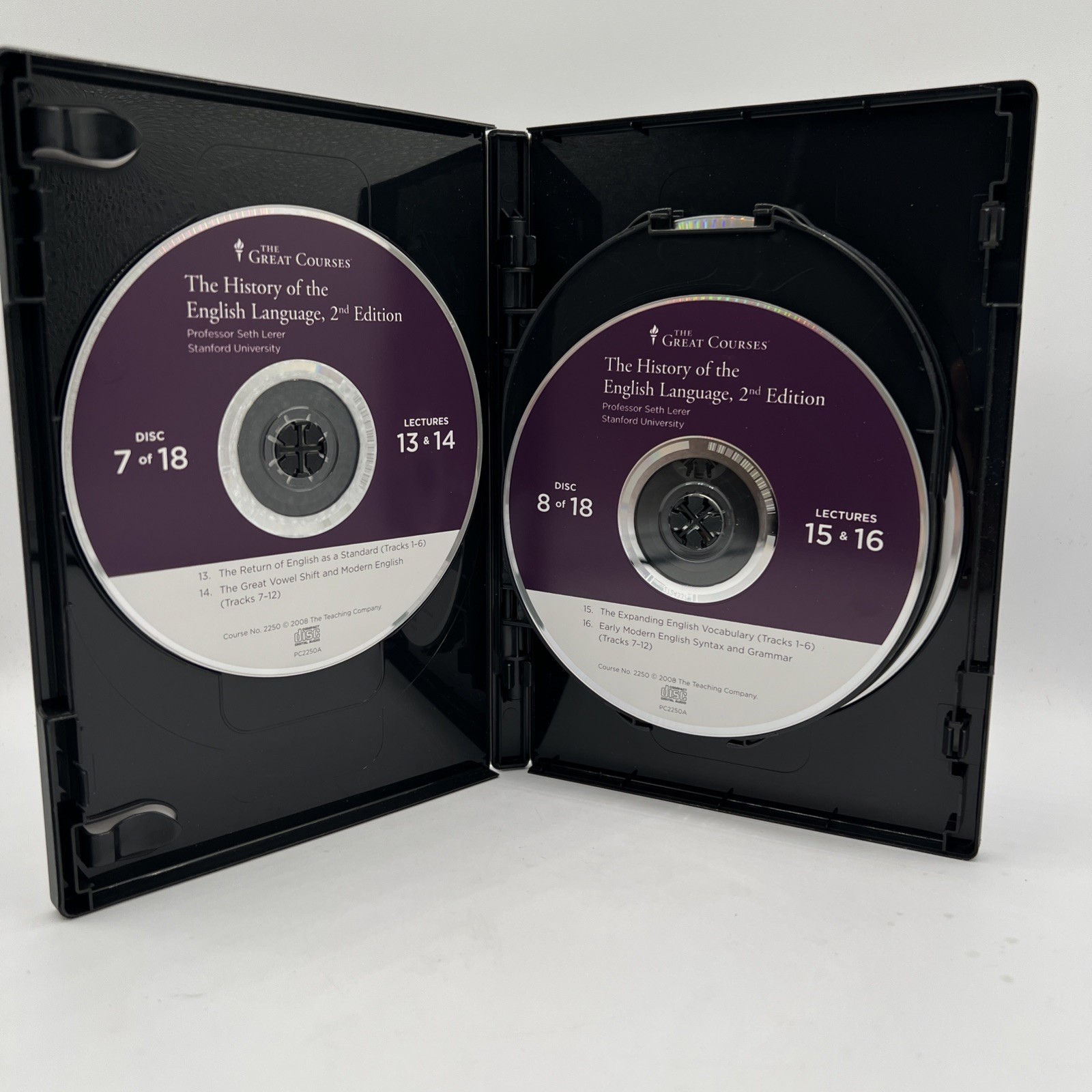 Great Courses: History of the English Language 2nd Ed. 18-CD Set Pre-owned