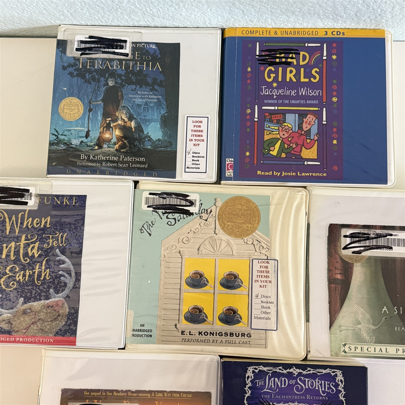 Lot Of 7 Middle Grade Children’s Fantasy Coming Of Age Fiction Audiobooks On CD
