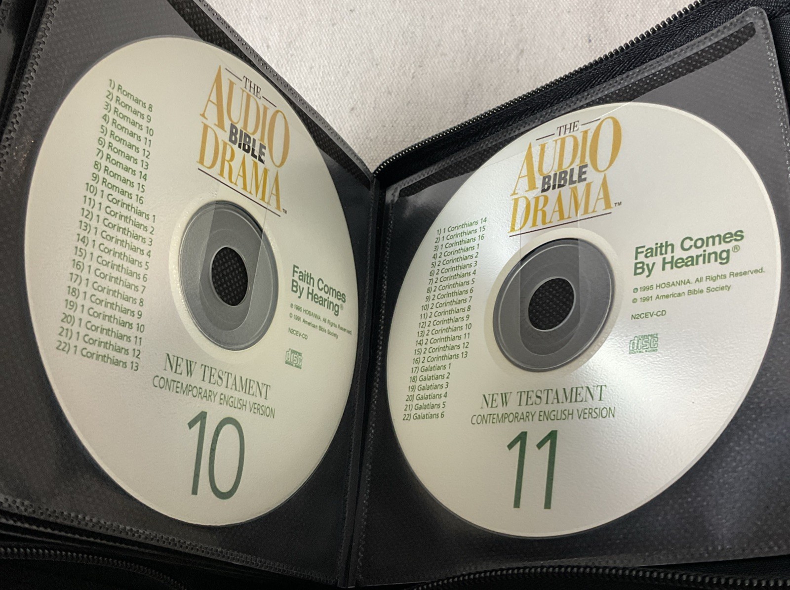 The Audio Bible Drama — Faith Comes By Hearing New Testament 16 CD Set-missing 1