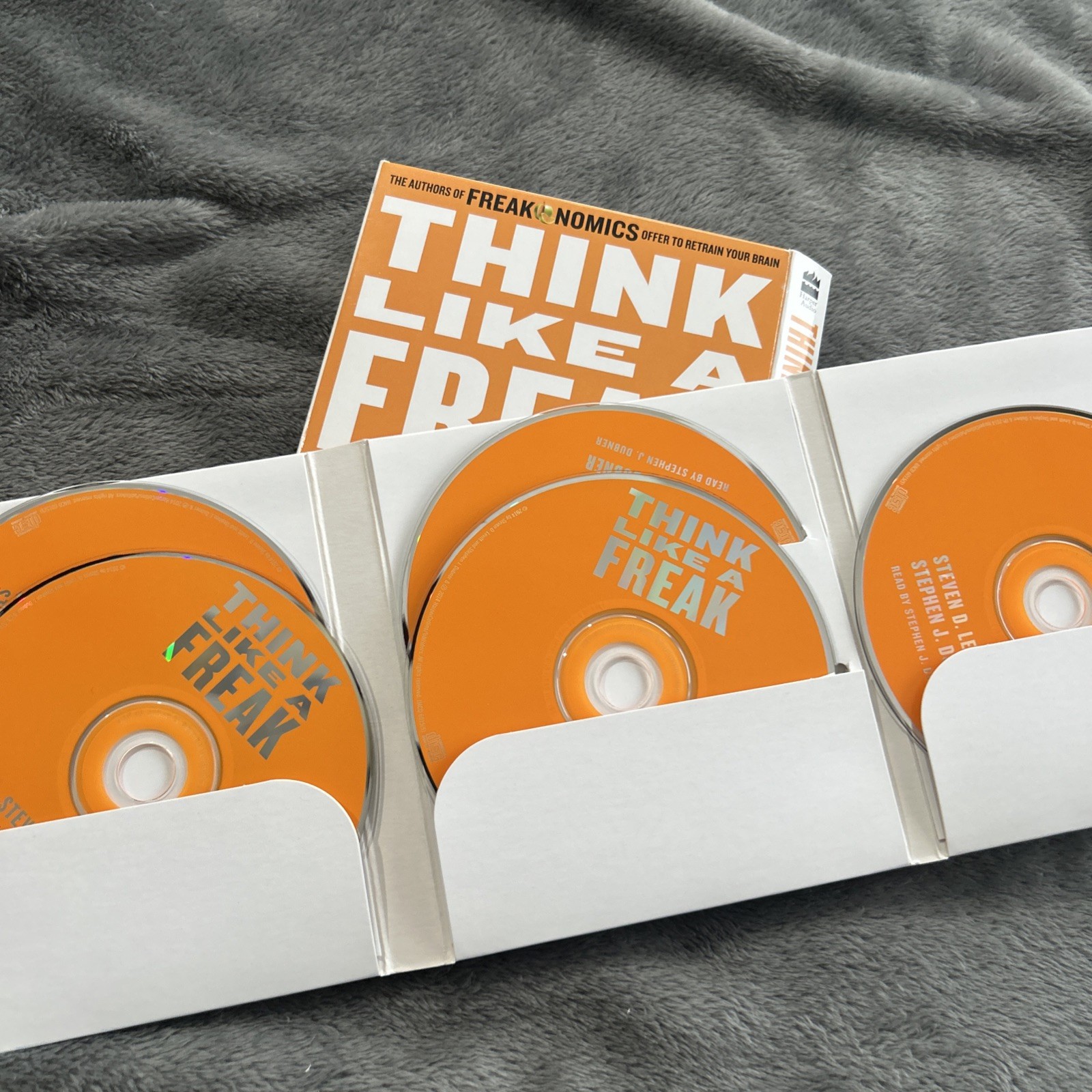 Freakonomics Audio book lot: Think Like a Freak/ Freakonomics 12 CDs