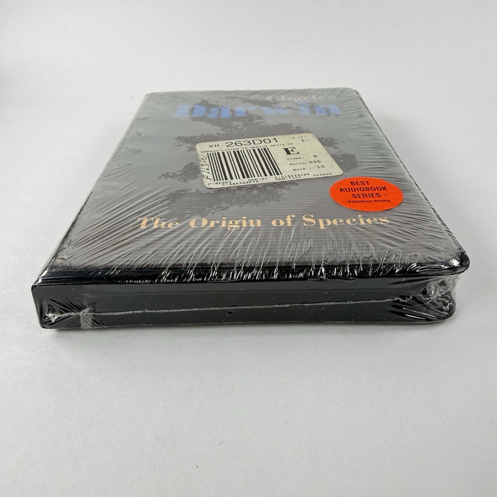 Charles Darwin The Origin of Species Audiobook Cassette 2 Tape Set 1990 NOS
