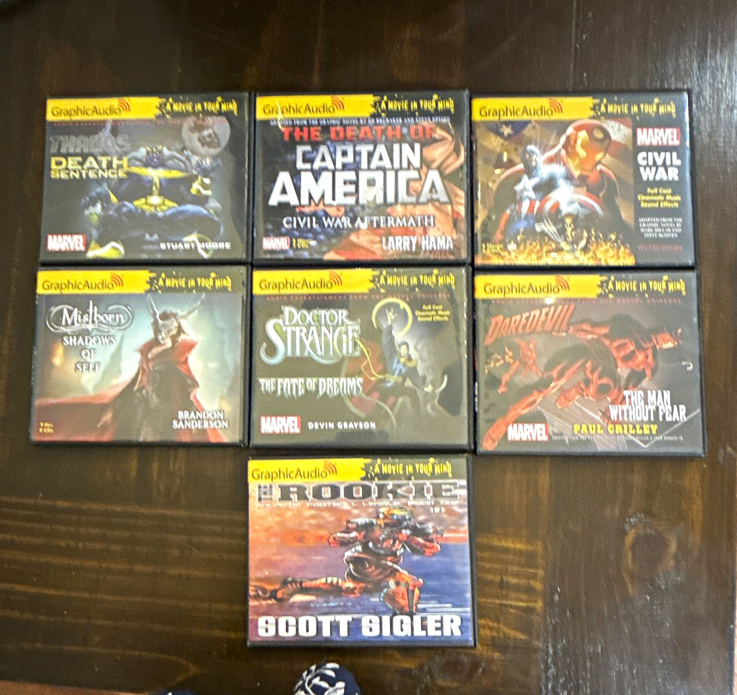 GraphicAudio Audiobook CD Lot of 7 Marvel Superheroes Sci-Fi Fantasy Fiction