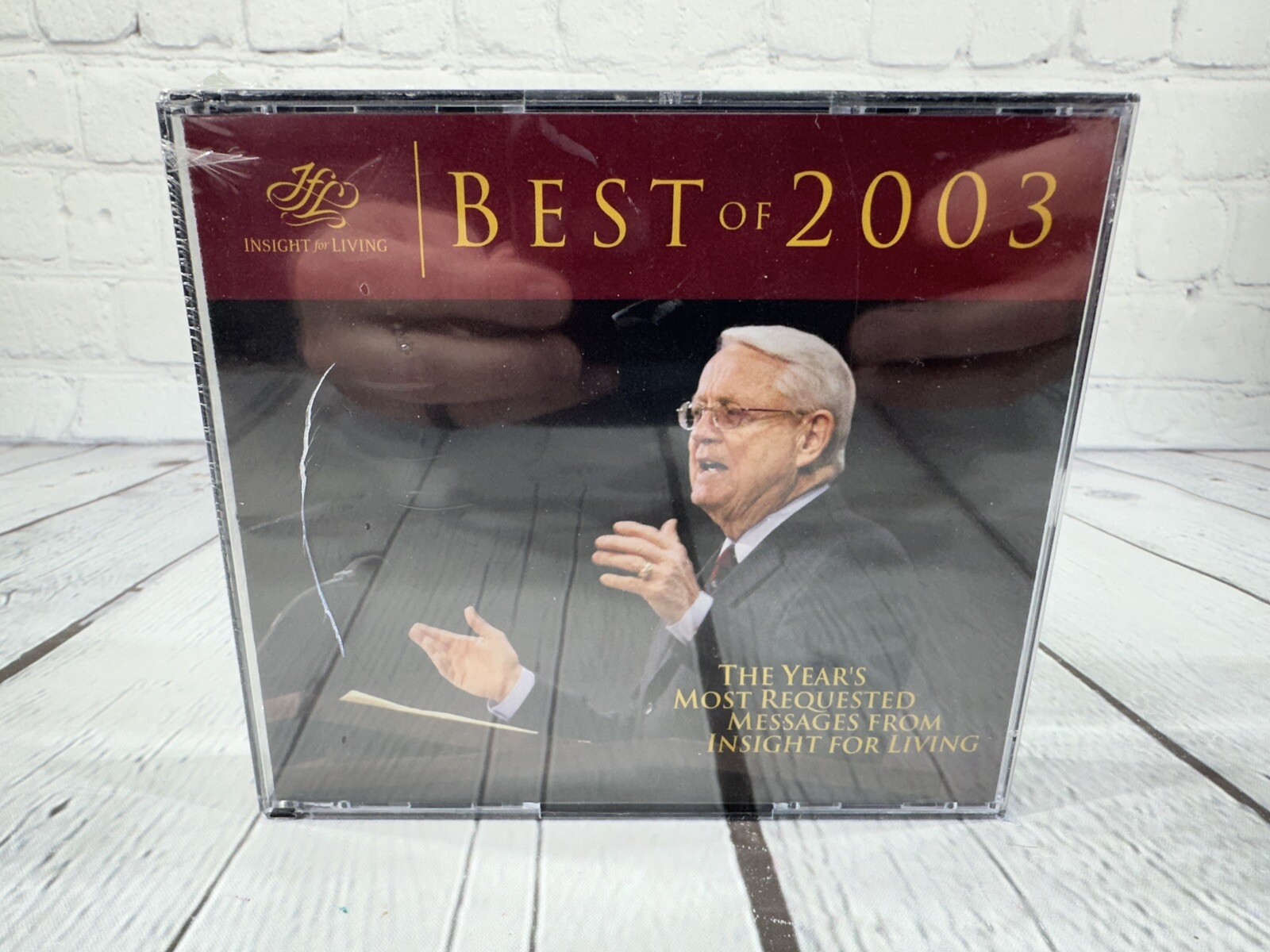 Charles R. Swindoll Best Of 2003 Insight For Living 4 CD Set NEW SEALED!