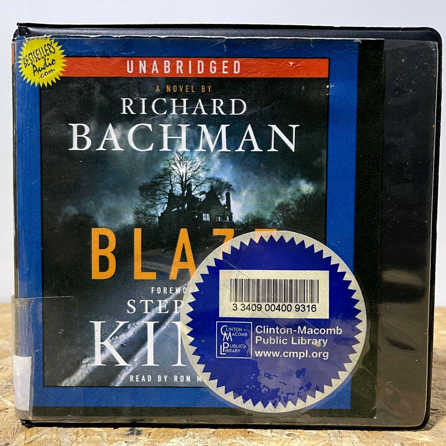 Blaze by Richard Bachman Ex Lib 7 CD Unabridged Audiobook Free Ship Stephen King