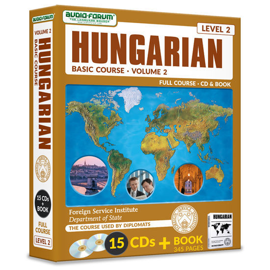FSI: Basic Hungarian 2 (13 CDs/Book) by Foreign Service Institute *NEW IN BOX*