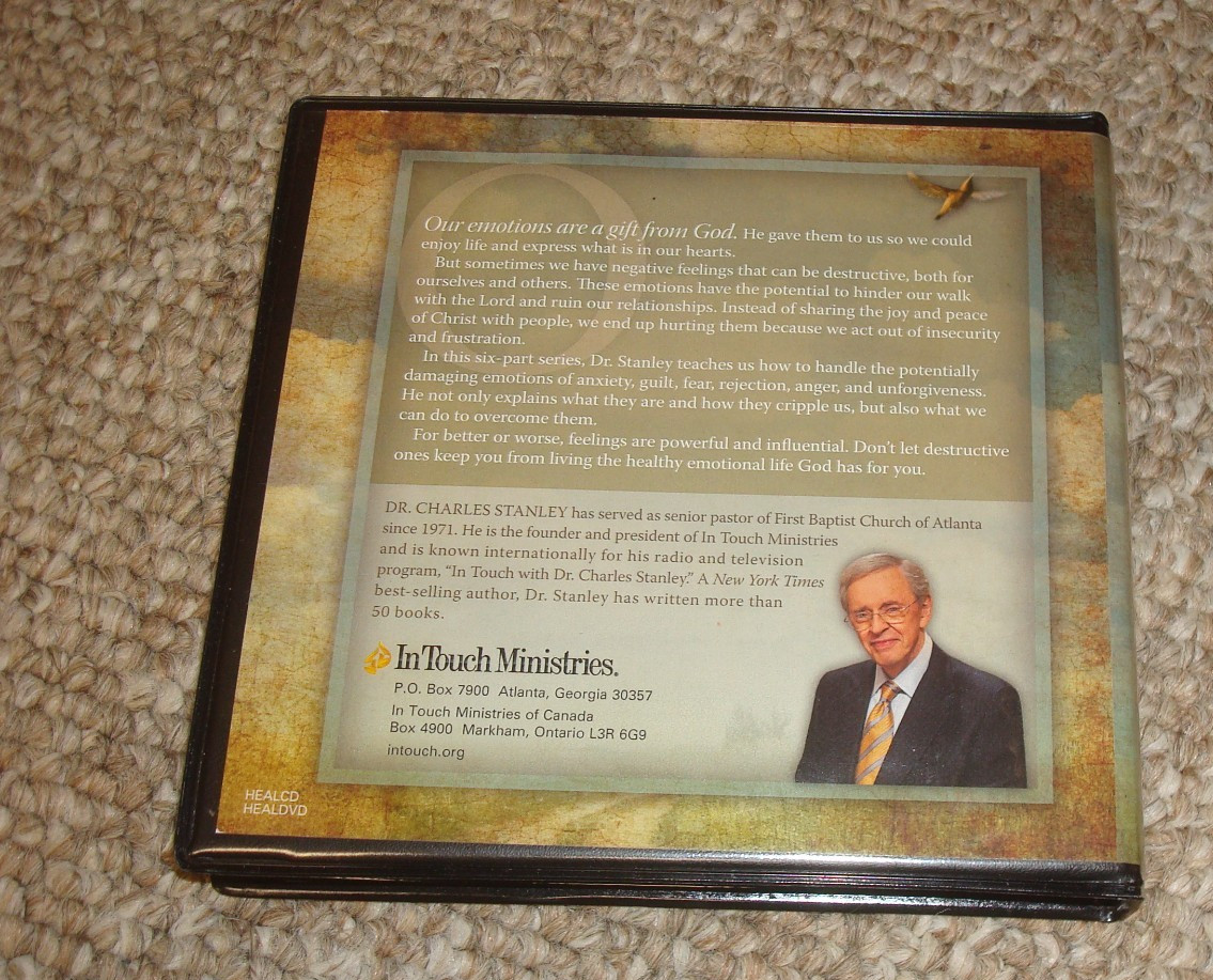 Dr Charles Stanley — Healing Damaged Emotions. InTouch Ministries 6 CD Audiobook