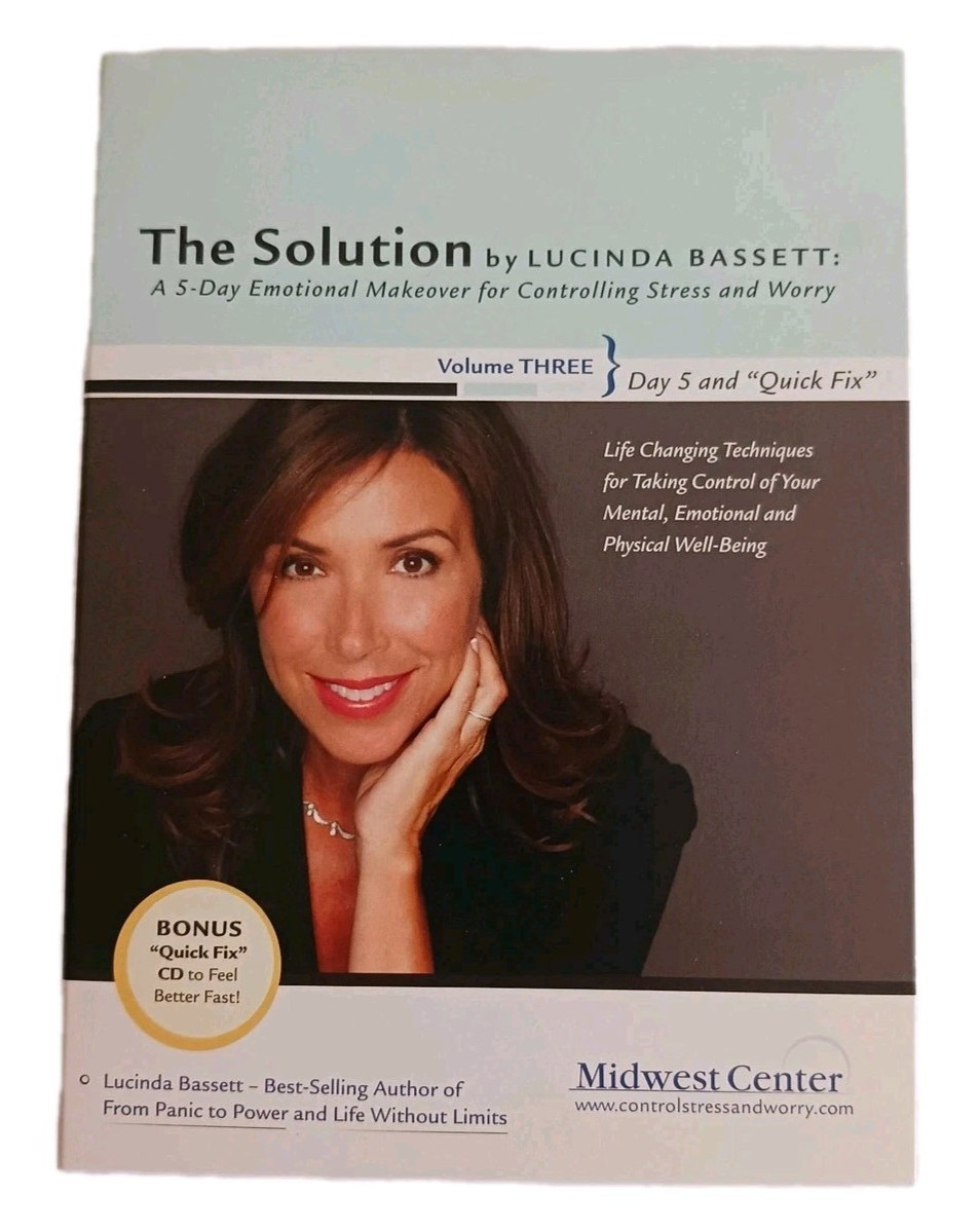 The Solution By Lucinda Bassett: 5-Day Emotional Makeover Controlling Stress CDs