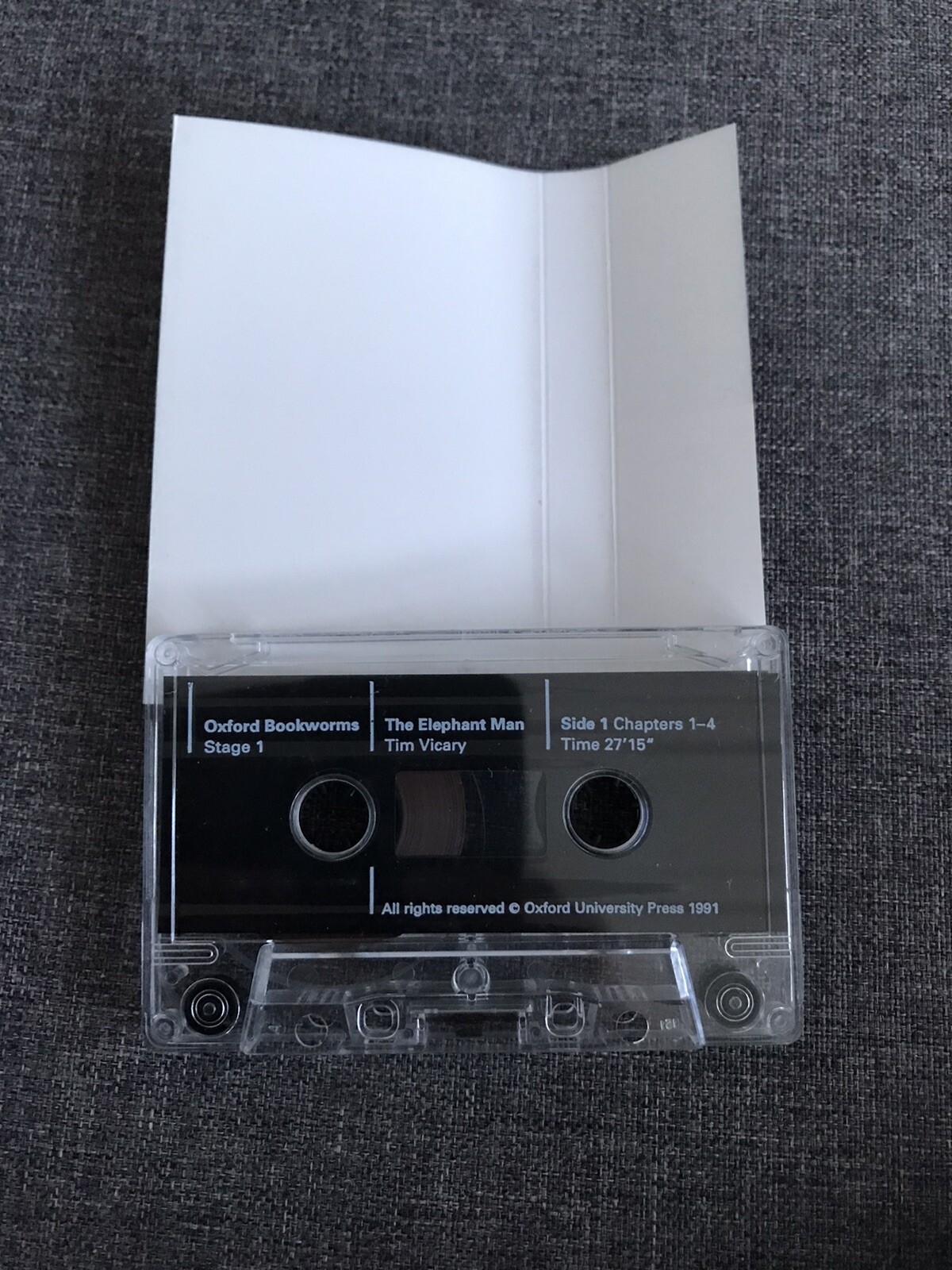 Rare Children’s Story Cassette — The Elephant Man — Tim Vicary — 1991