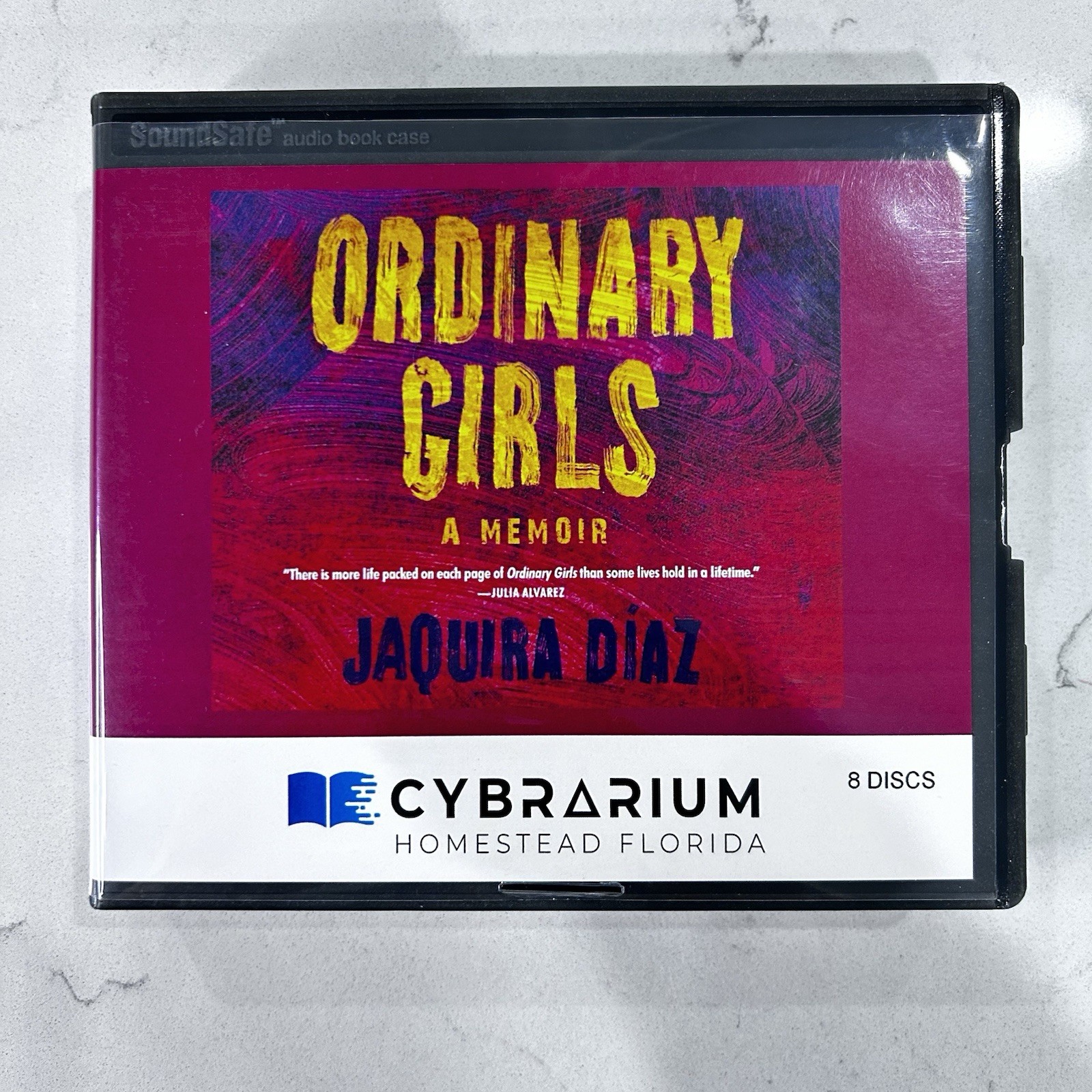 Jaquira Díaz Ordinary Girls A Memoir Audiobook 8-Disc Set