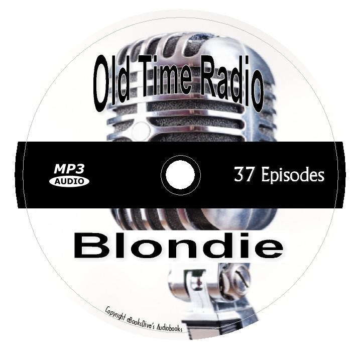 Blondie Old Time Radio Show 37 Episodes 1939 to 1950 Dagwood on 1 MP3 Audio CD