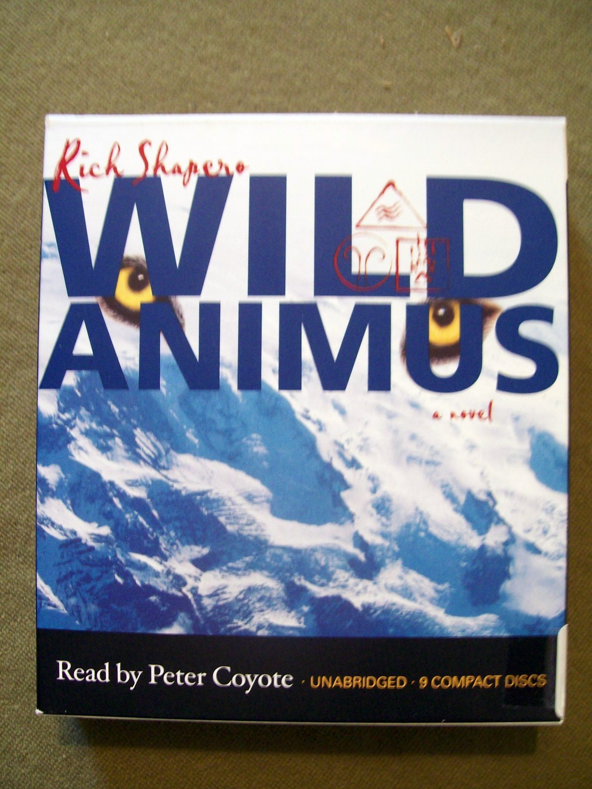 Wild Animus by Rich Shapero (2005, 9 CD’S, Unabridged) Read by Peter Coyote