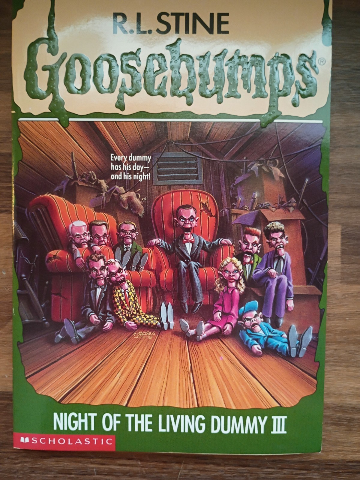 Goosebumps Night of the Living Dummy III — R. L. Stine — 1996 Scholastic Books