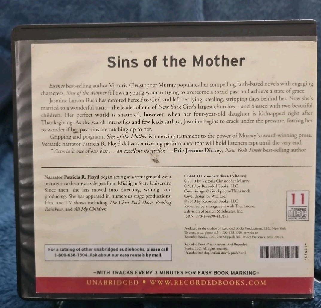Audiobooks ~ Cds ~ Sins of the Mother ~ Victoria Christopher Murray