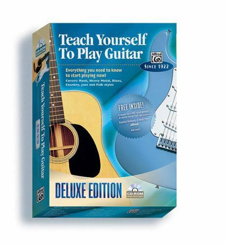 Alfred Teach Yourself To Play Guitar Deluxe Edition CD-ROM D6
