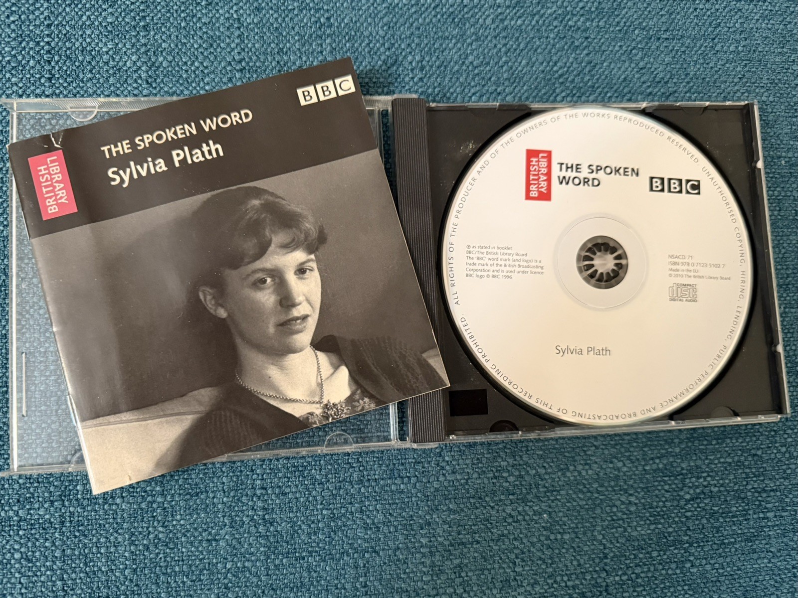 Sylvia Plath The Spoken Word Audiobook British Library Audio CD BBC Broadcasts