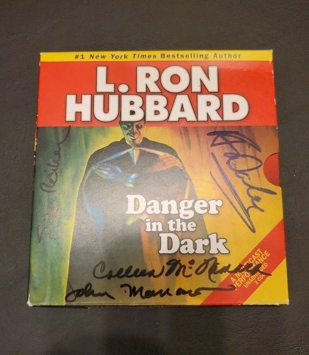 Danger in the Dark Unabridged Audiobook by L Ron Hubbard CD Autographed Daley