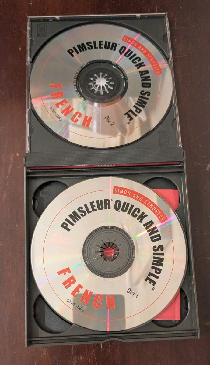 Pimsleur Quick and Simple Learn to Speak French 4 CD Set Simon & Schuster Audio