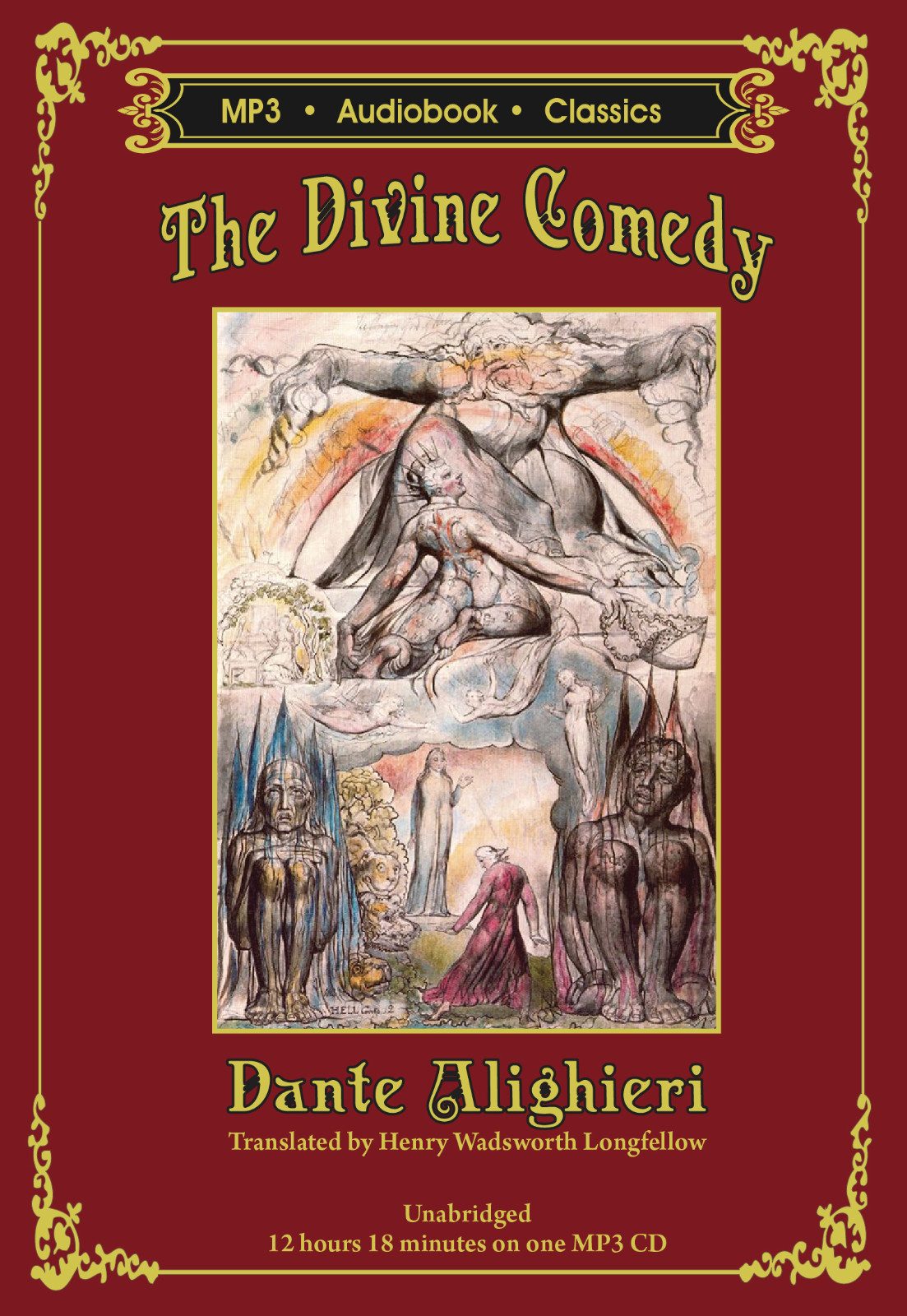 The Divine Comedy — Unabridged MP3 CD Audiobook in DVD case