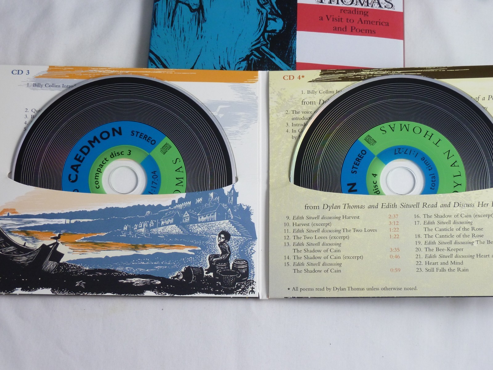 Dylan Thomas the Caedmon Collection Introduced by Billy Collins 11 CDs Complete
