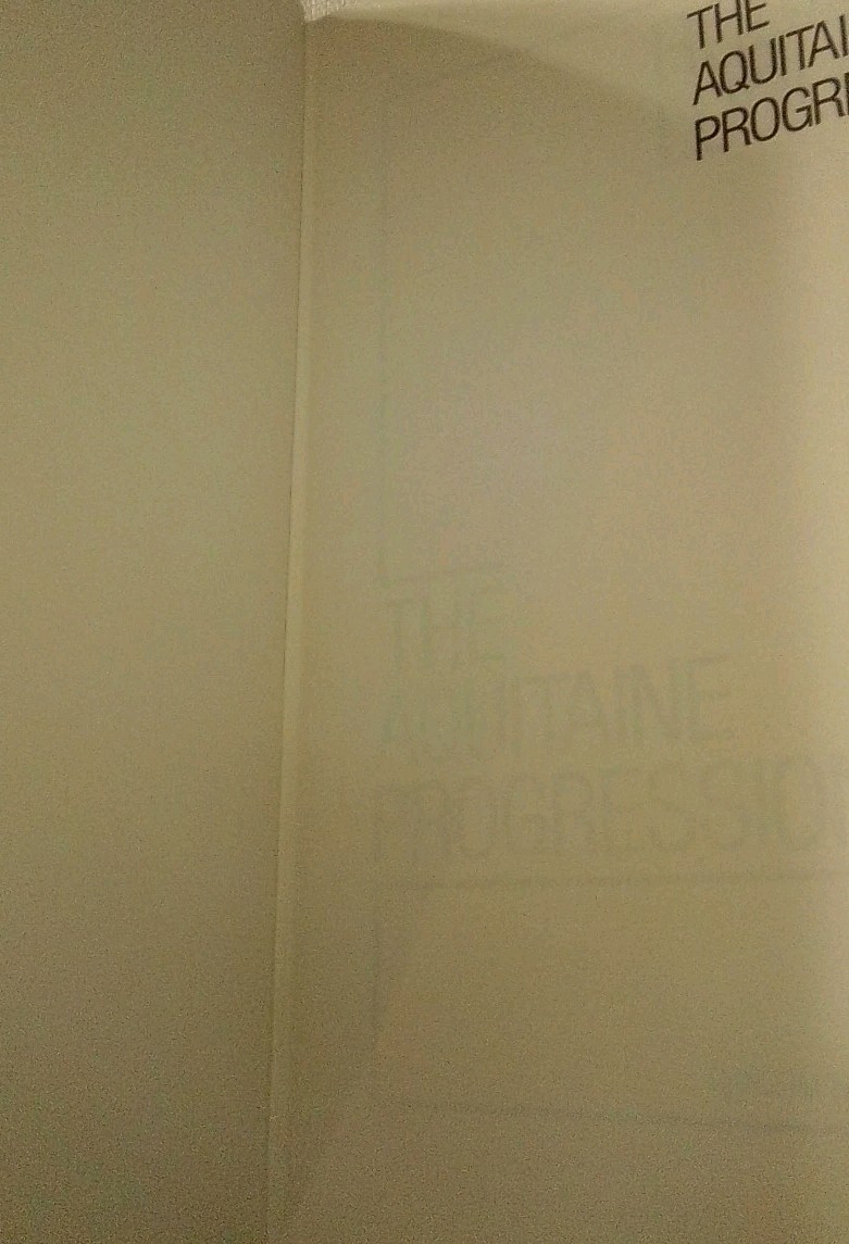 The Aquitaine Progression _Robert Ludlum 1984 _Random House Hardcover