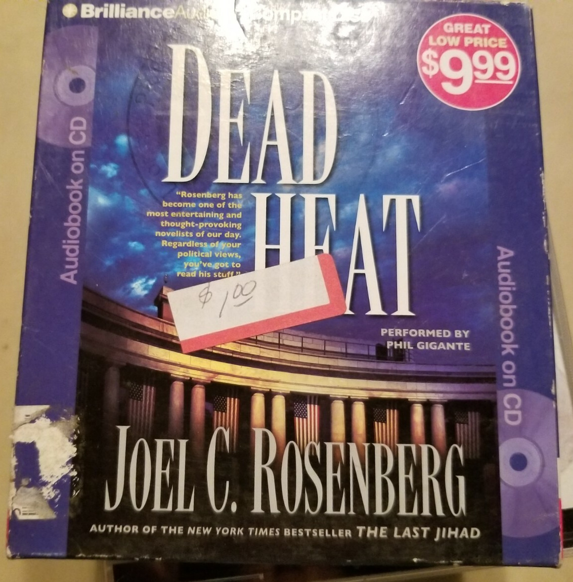 The Last Jihad Ser.: Dead Heat by Joel C. Rosenberg (2009, Compact Disc, Abridge