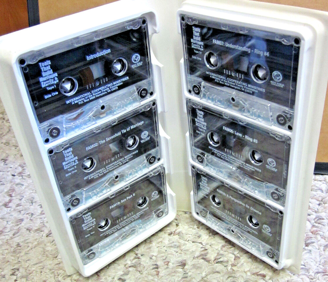 DICK WOODWARD Tools that Build Marriages cassette tapes Christian communication
