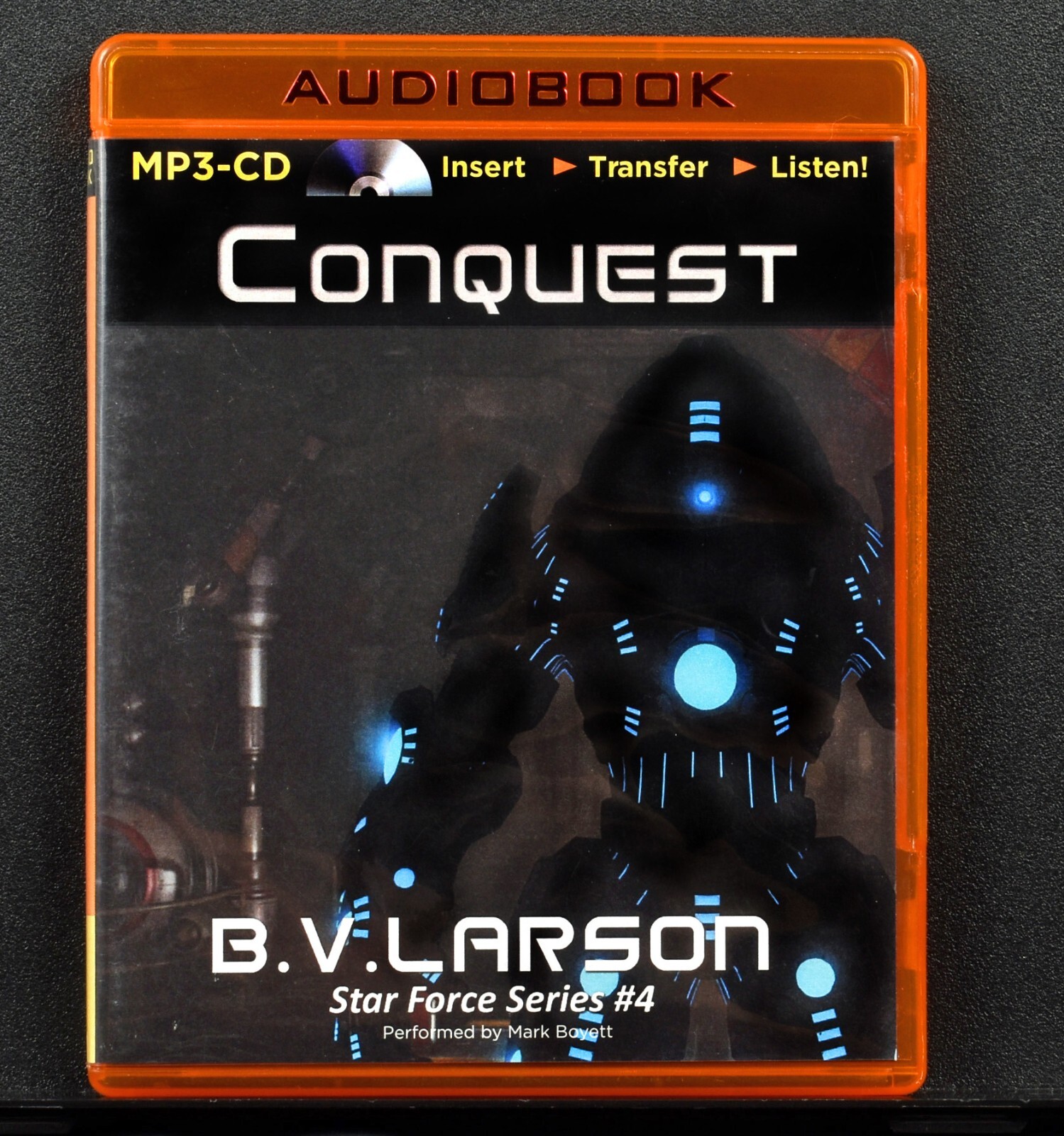 MP3 CD Audiobook Conquest Star Force Series B.V. Larson Audio Book # 4 Sci-Fi