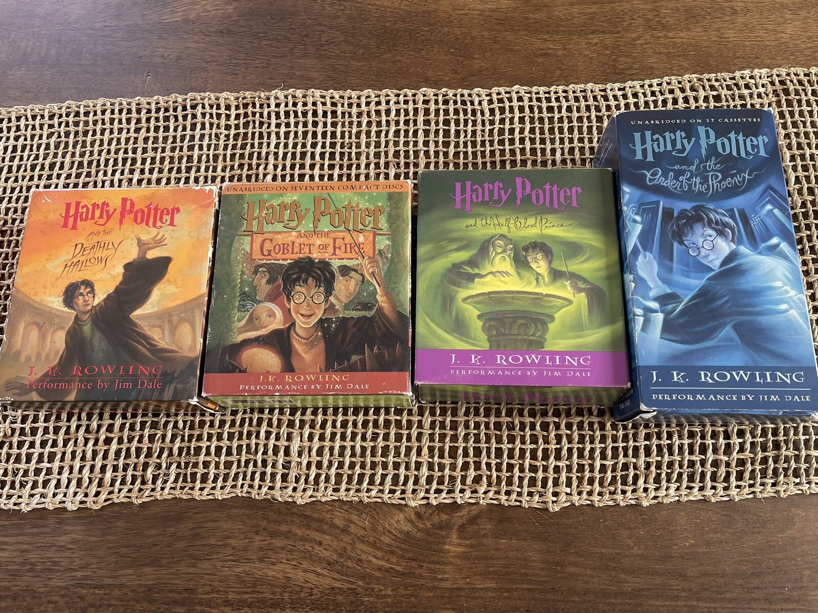 Harry Potter Audio Cds & Cassette Tapes Lots