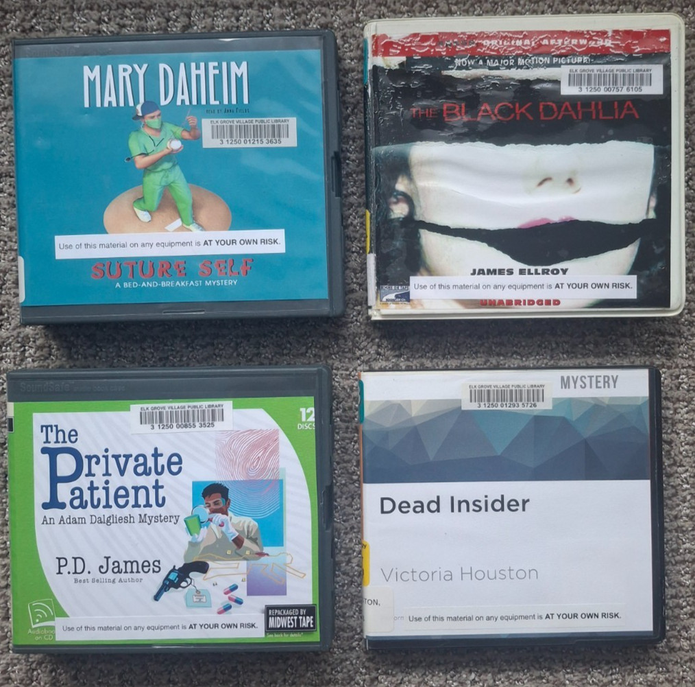 Lot of 4 Mixed Authors Mystery Audiobooks Books on CD Unabridged Best Sellers
