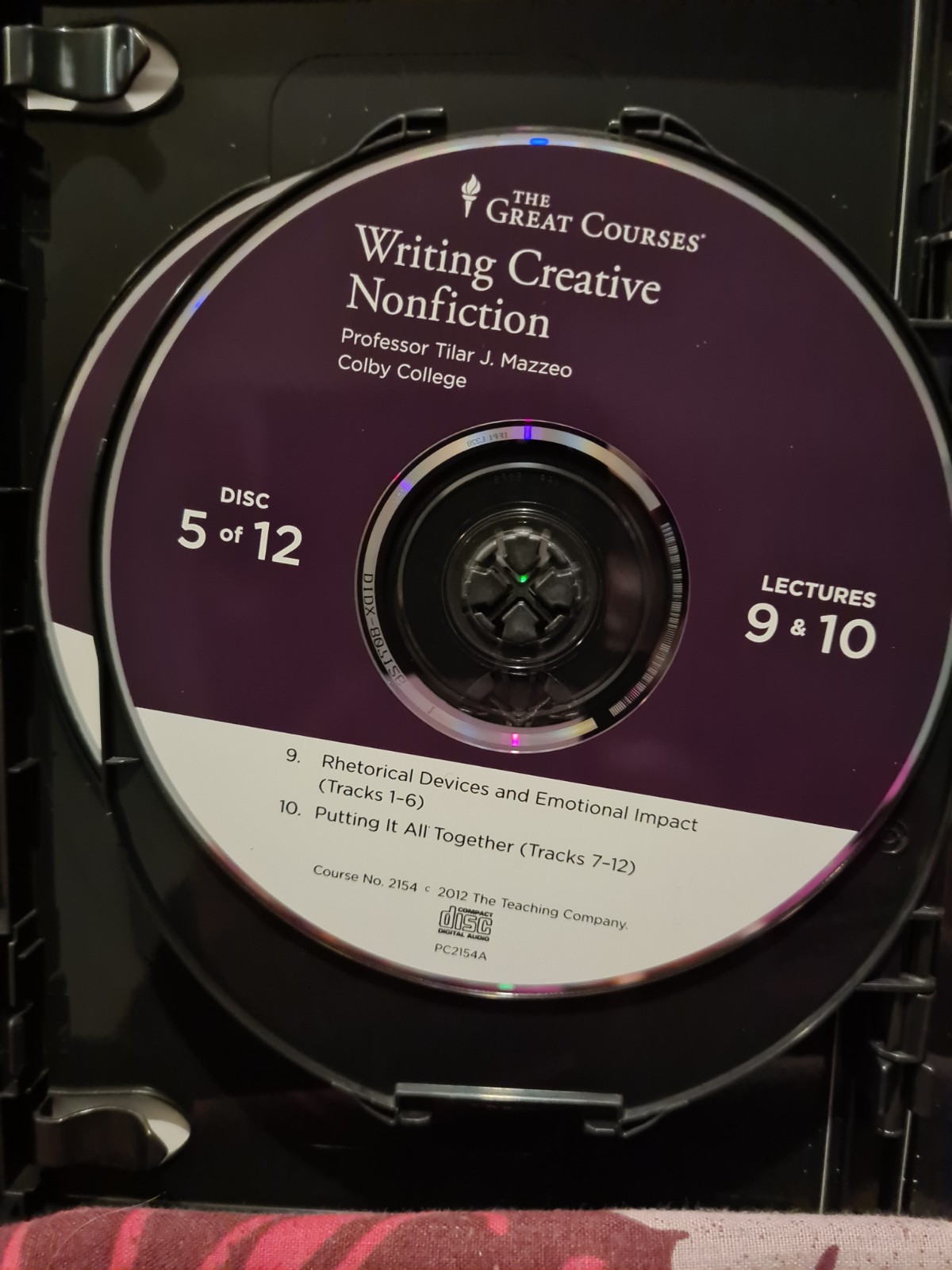 Great Courses Writing Creative Nonfiction 12 Audio CDs Book Tilar Mazzeo Author